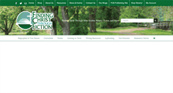 Desktop Screenshot of findingchristthroughfiction.com