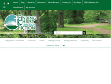 Tablet Screenshot of findingchristthroughfiction.com